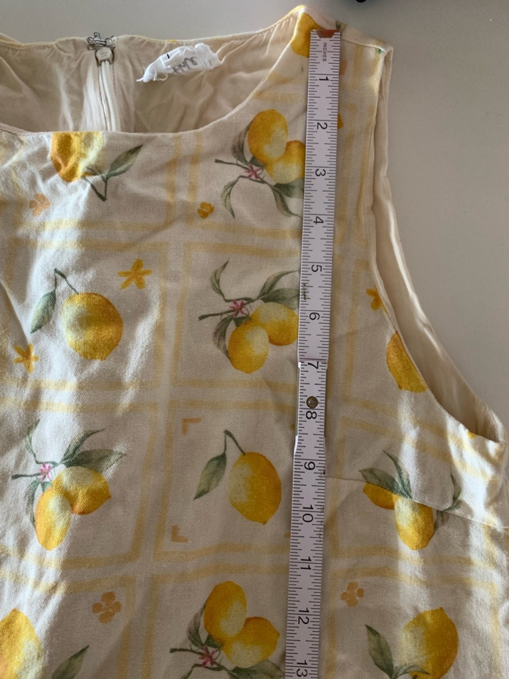 Able Lemon Pattern Mini Dress - Picture 14 of 14